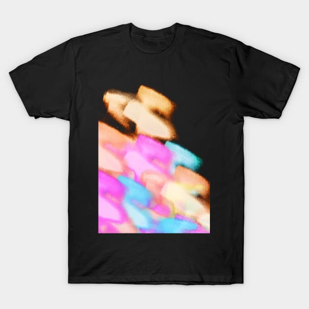 Neon Clouds T-Shirt by Swadeillustrations